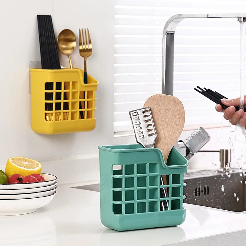 Afralia™ Kitchen Cutlery Storage Holder: Organize Utensils with Drawer Drying Rack Basket