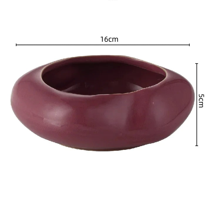 Afralia™ Stoneware Flower Pot Set for Home Decoration