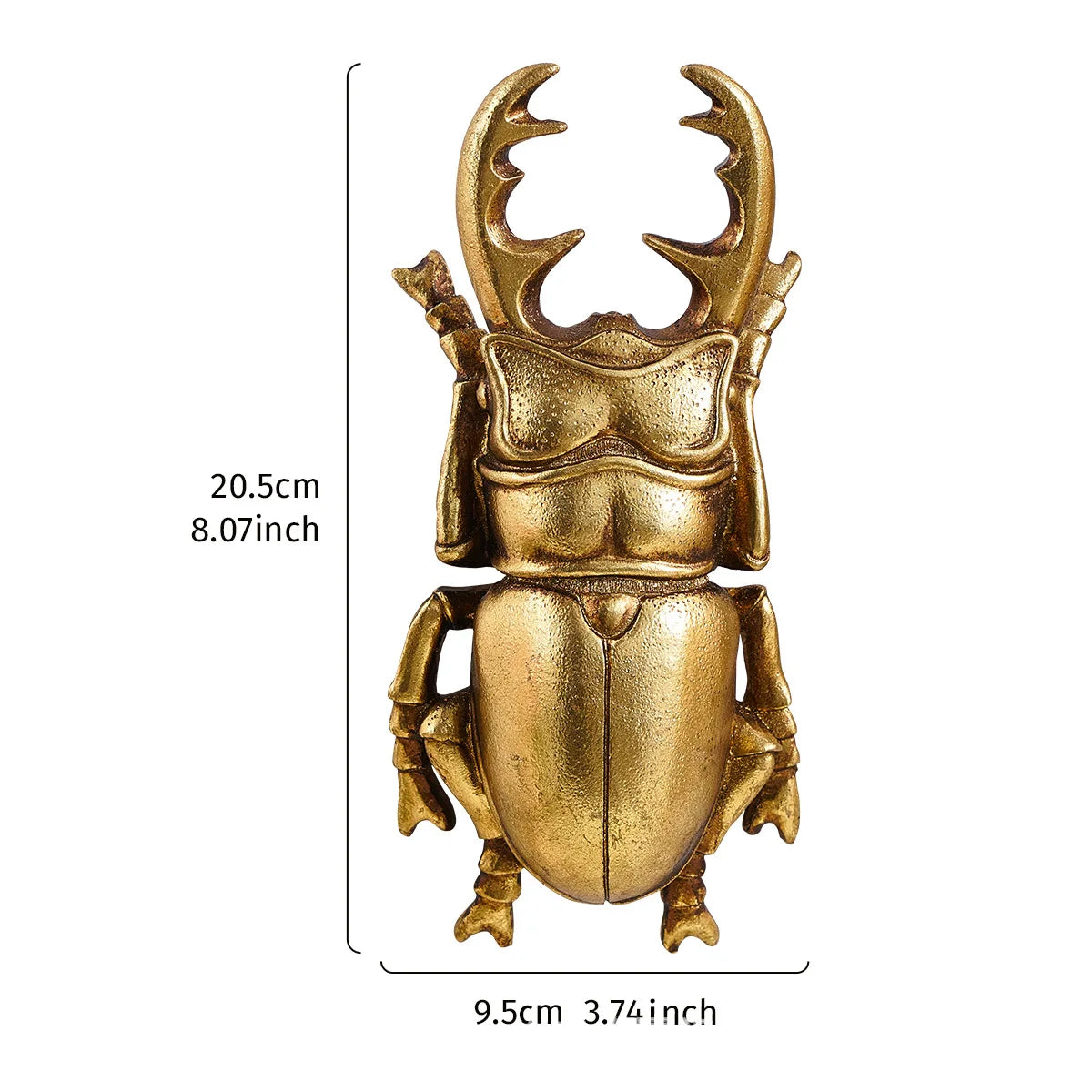 Afralia™ Golden Beetle Resin Handicrafts - Background Wall Decoration