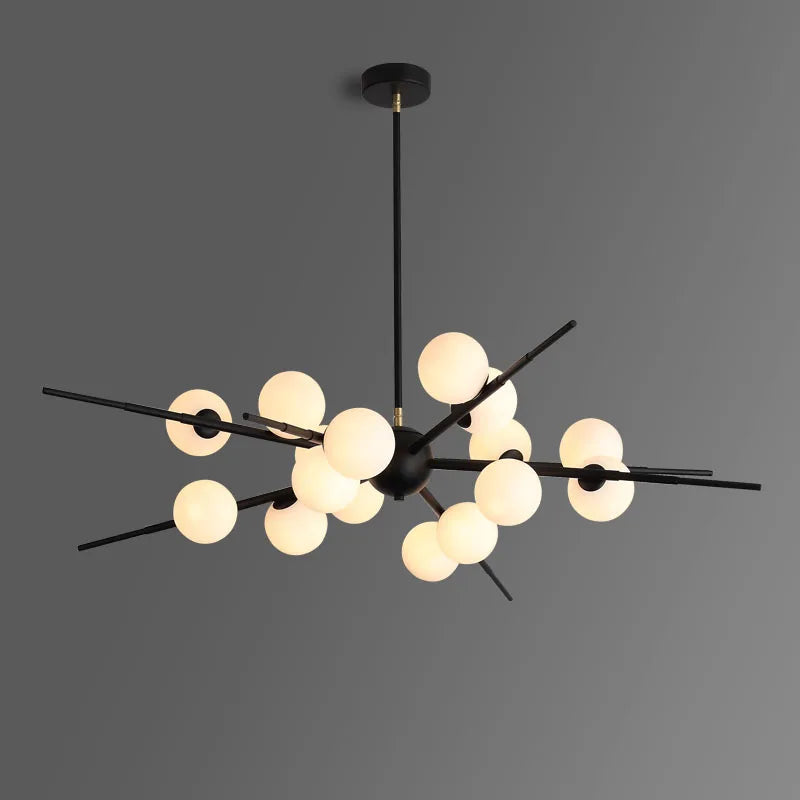 Afralia™ Modern LED Chandelier Lighting for Living Room Bedroom Dining Room