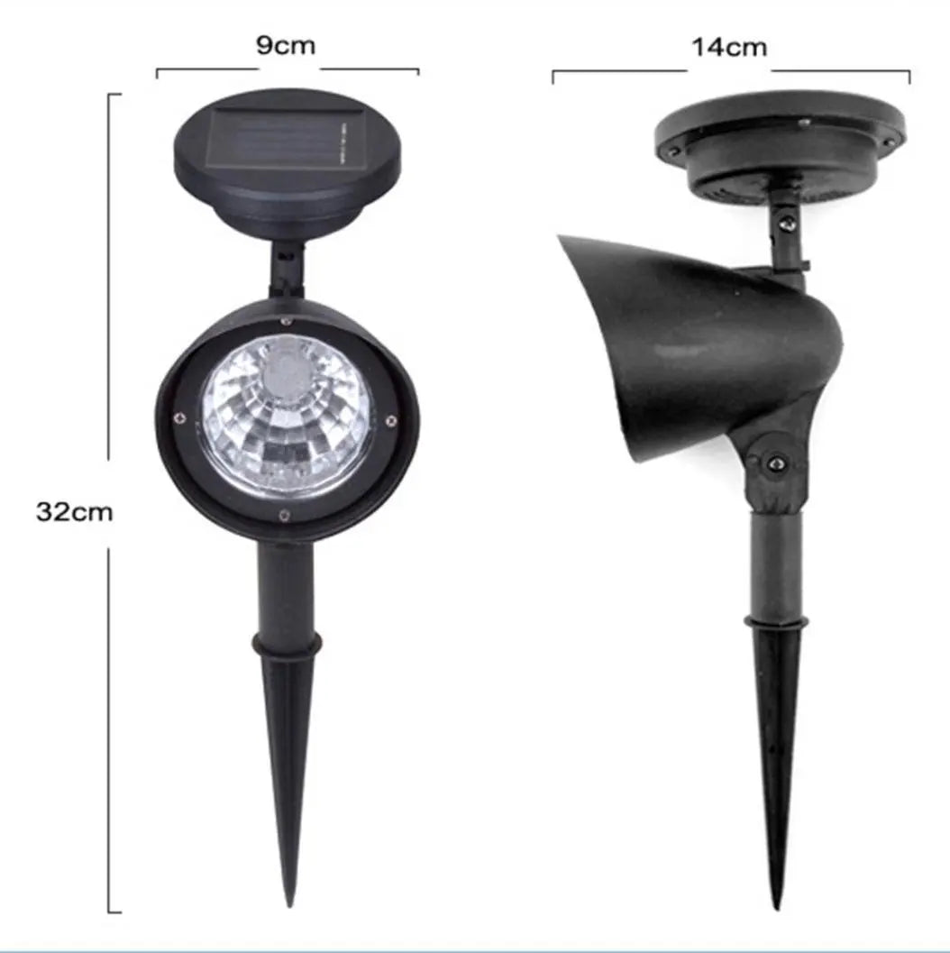 Afralia™ Solar 3 LED Garden Spot Light for Outdoor Landscape Decoration