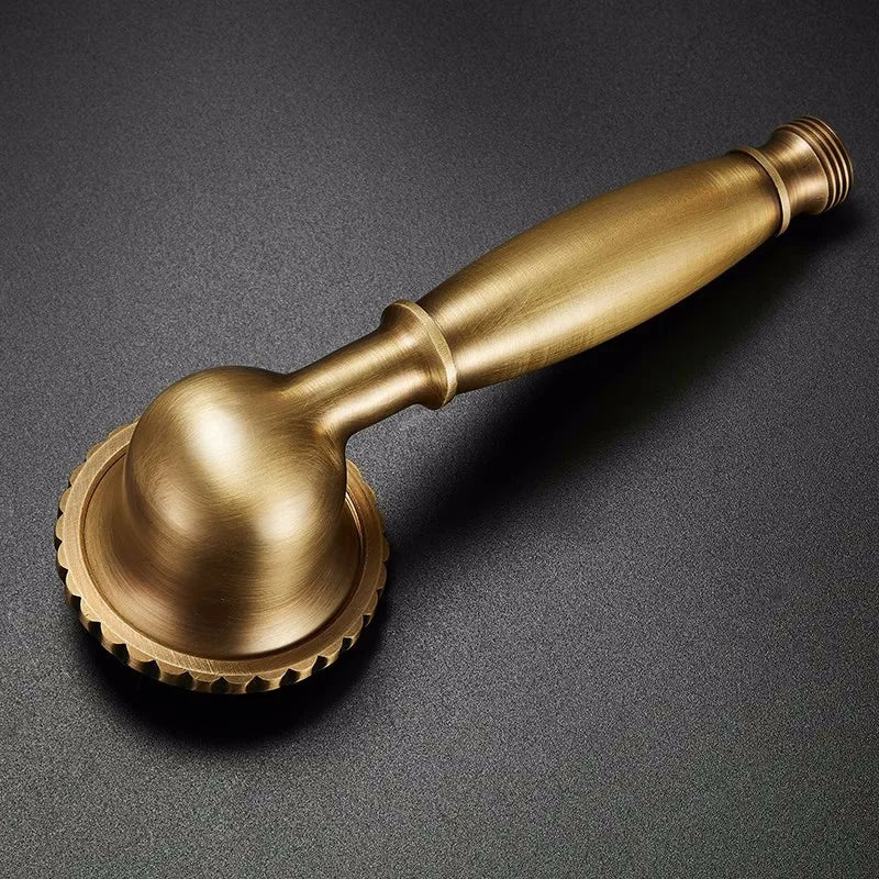 Afralia™ Antique Bathroom Handheld Shower Head | High Pressure Rainfall Nozzle Save Water