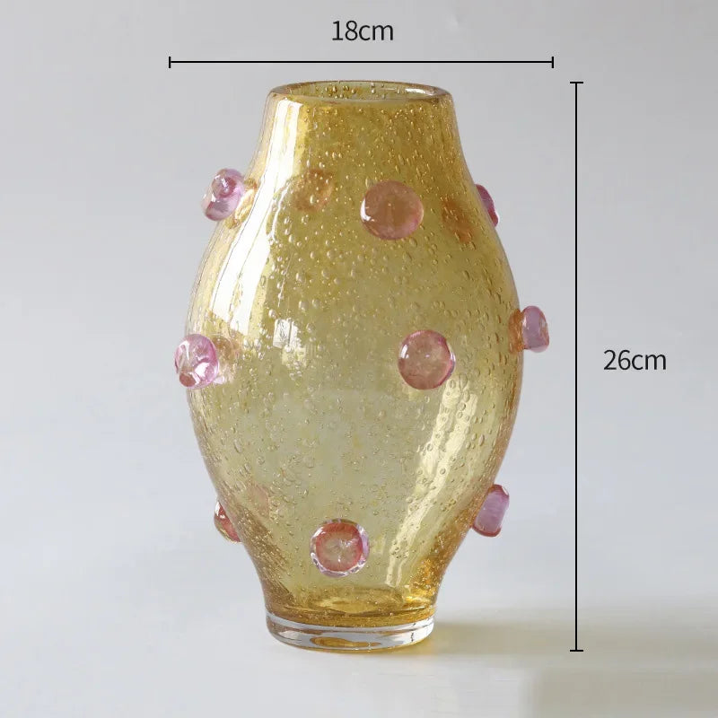 Afralia™ Creative Bubble Glass Vase Hydroponics Desk Decoration Artificial Flowers Room Decor