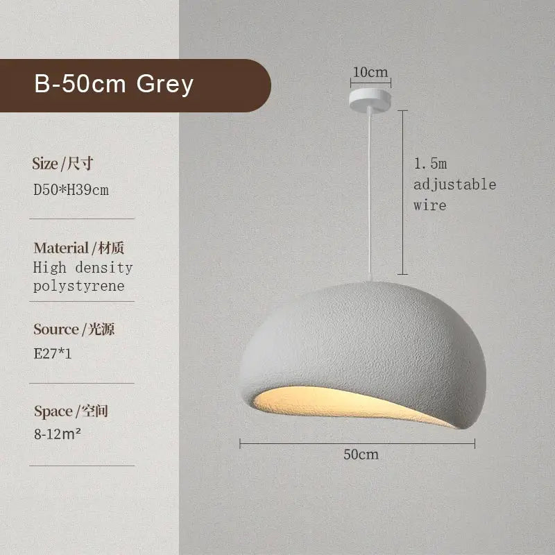 Afralia™ Wabi Sabi LED Pendant Light for Modern Kitchen and Living Room