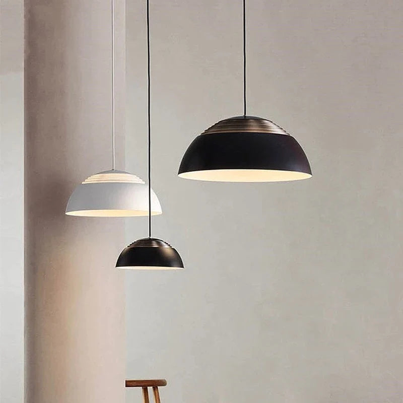 Afralia™ Nordic Metal Pendant Lamp for Kitchen, Living Room, Dining Table, Island, Office, Shops