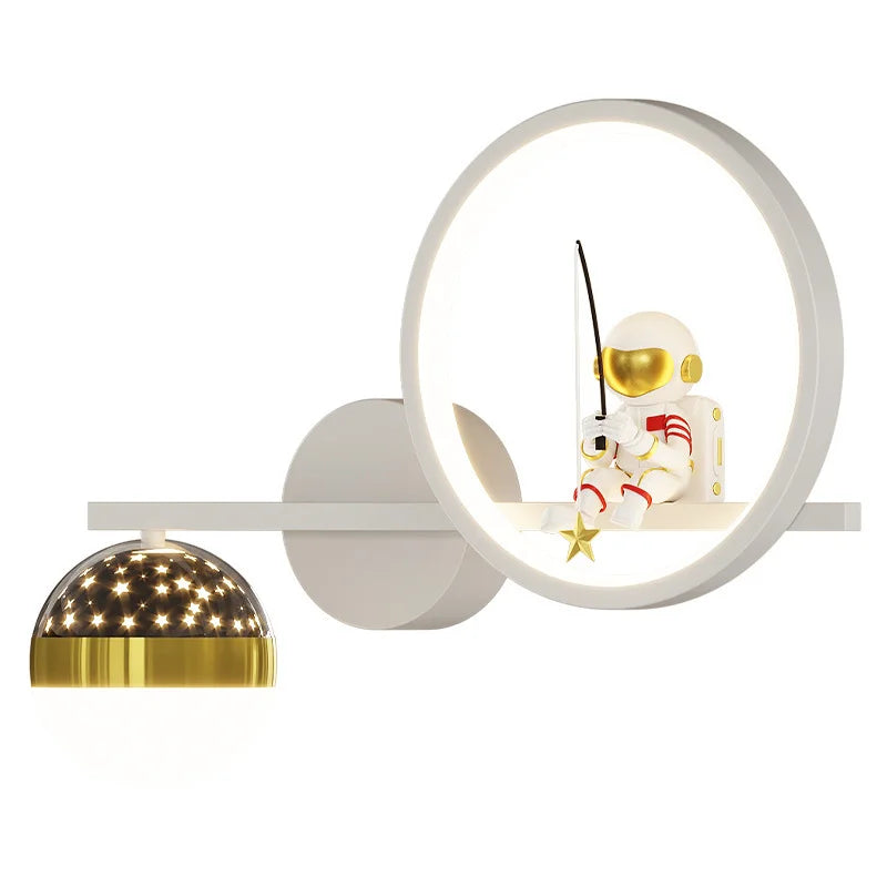 Afralia™ LED Star Wall Light: Modern Children's Bedroom Decor, Dimmable Three Colors