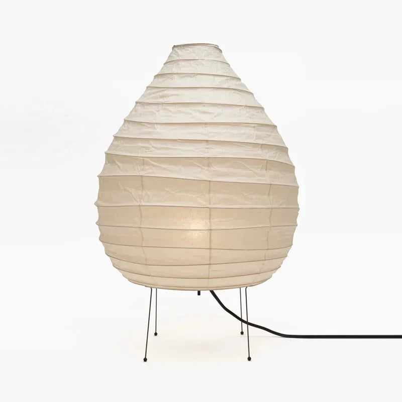 Afralia™ Akari Noguchi Rice Paper Table Lamp LED E27 Modern Light for Living Room