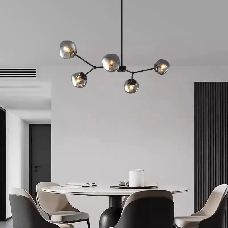 Afralia™ Modern LED Pendant Light Chandeliers for Living Room and Dining Room