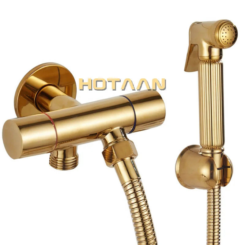 Afralia™ Copper Bidet Sprayer Set for Bathroom Hygiene