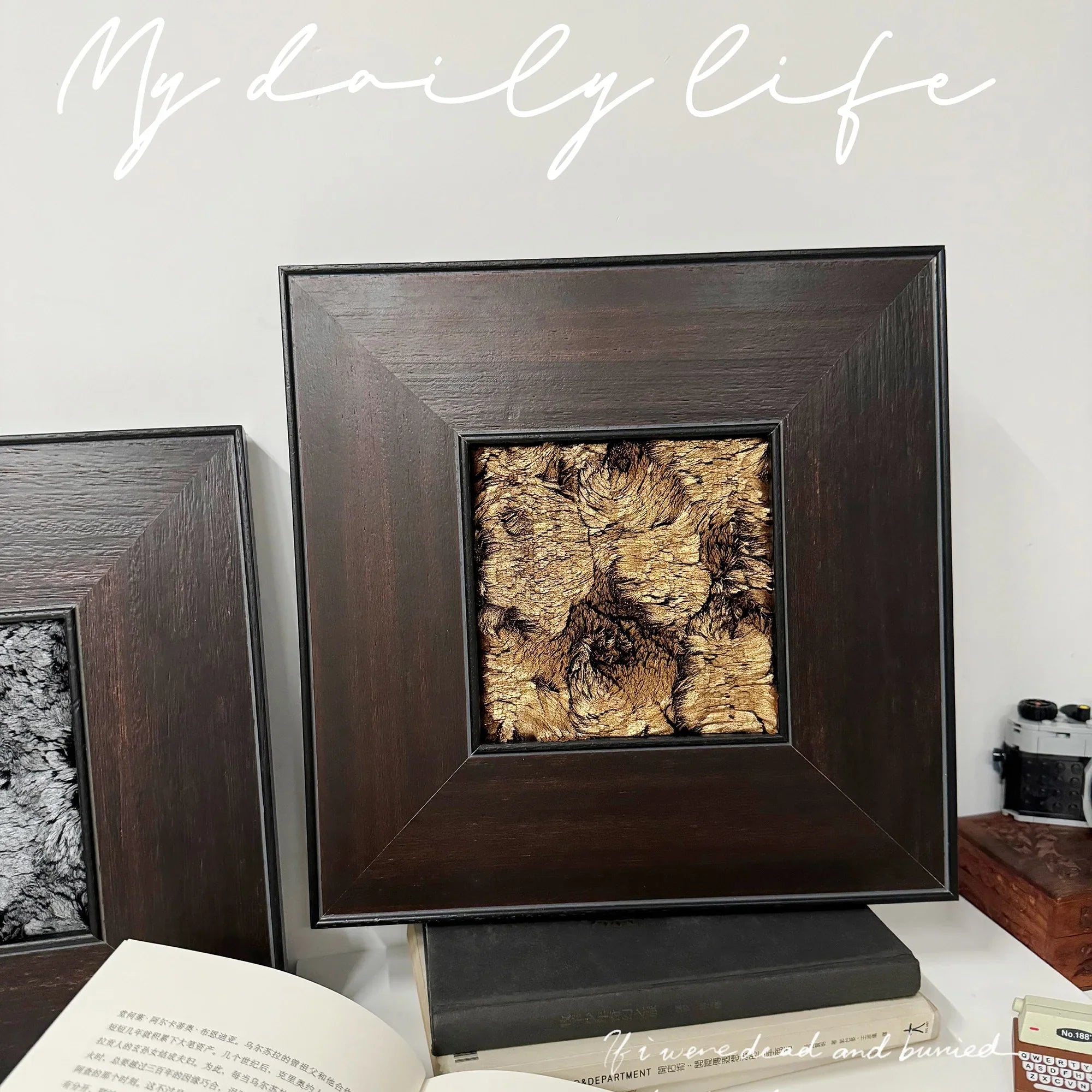 Afralia™ Fur Decorative Painting for 3D Background Wall Decor & Photo Frame Display