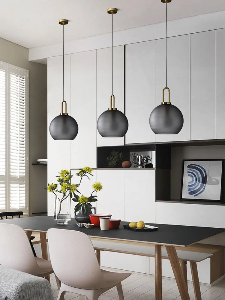 Afralia™ Glass Staircase Chandelier: Luxury LED Large Chandelier for Living & Dining Room