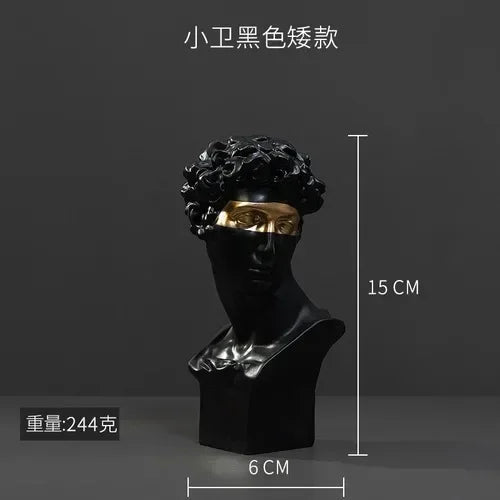 Afralia™ Venus Bust Sculpture Art Figurine for Home Decor