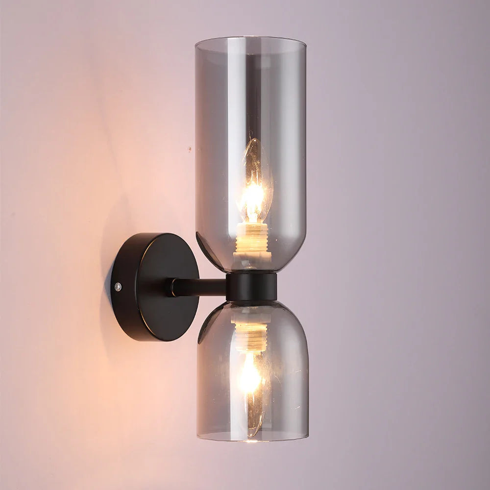 Afralia™ Glass Ball LED Wall Lamps - Nordic Modern Wall Lights for Bedroom, Bathroom, Staircases