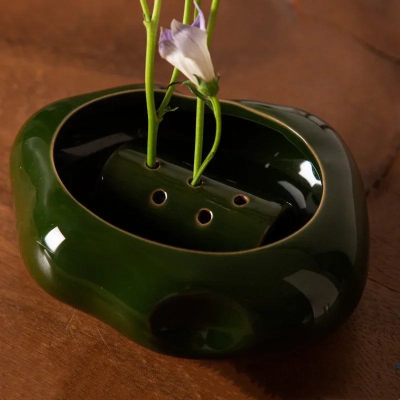 Afralia™ Stoneware Flower Pot Set for Home Decoration