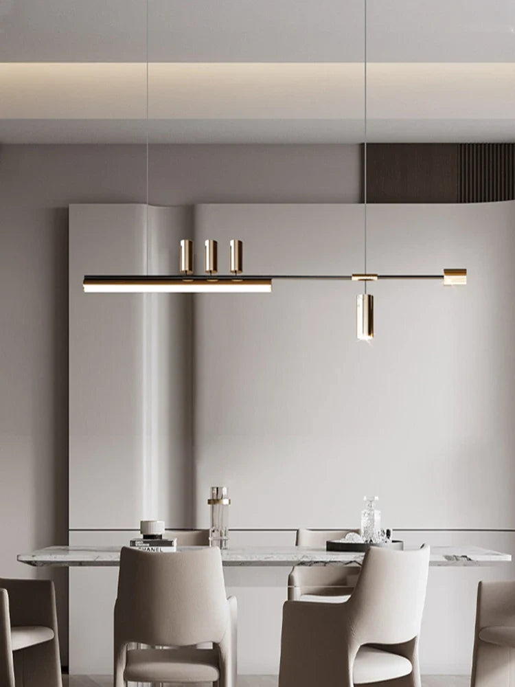 Afralia™ Modern Luxury LED Chandelier for Dining Room, Living Room, Kitchen, Bar, Office, and Desk