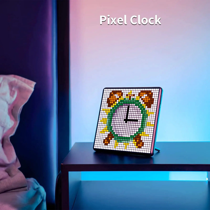 Afralia™ Pixoo Max LED Pixel Art Display Board: Home Light Decor & Christmas Gift