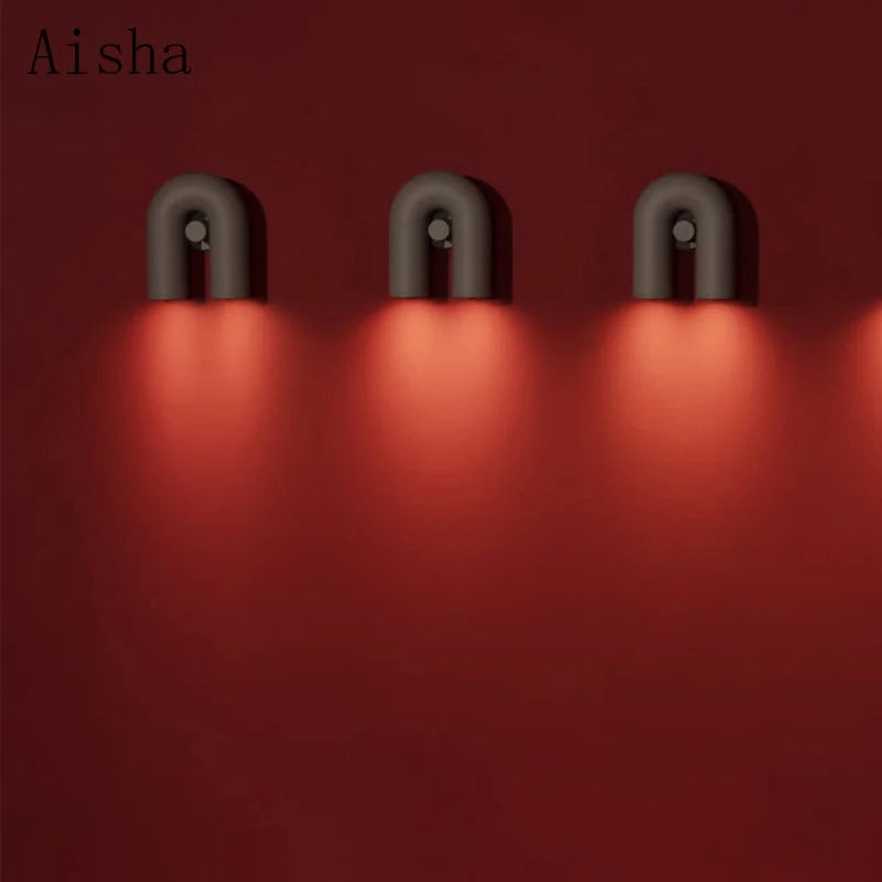 Afralia™ LED U-shaped Wall Lamp for Bedroom and Living Room