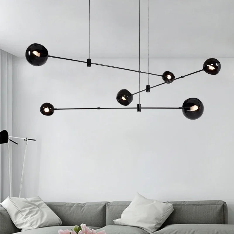 Afralia™ Modern Loft LED Chandelier Minimalist Art Design Nordic Pendant Lamp