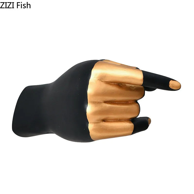 Afralia™ Fist Vase: Modern Resin Craft Decoration for Living Room Ornaments