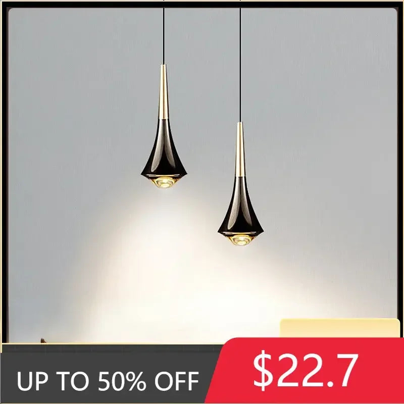 Afralia™ Modern LED Pendant Light Fixture for Bedroom Living Room Kitchen Dining Home Decor