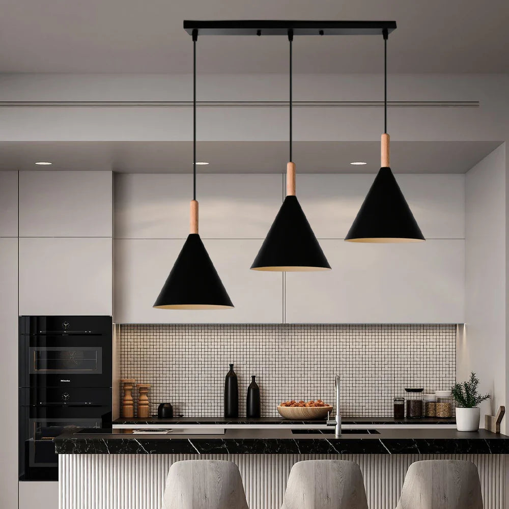 Afralia™ Nordic Retro LED Pendant Chandelier for Modern Home Lighting