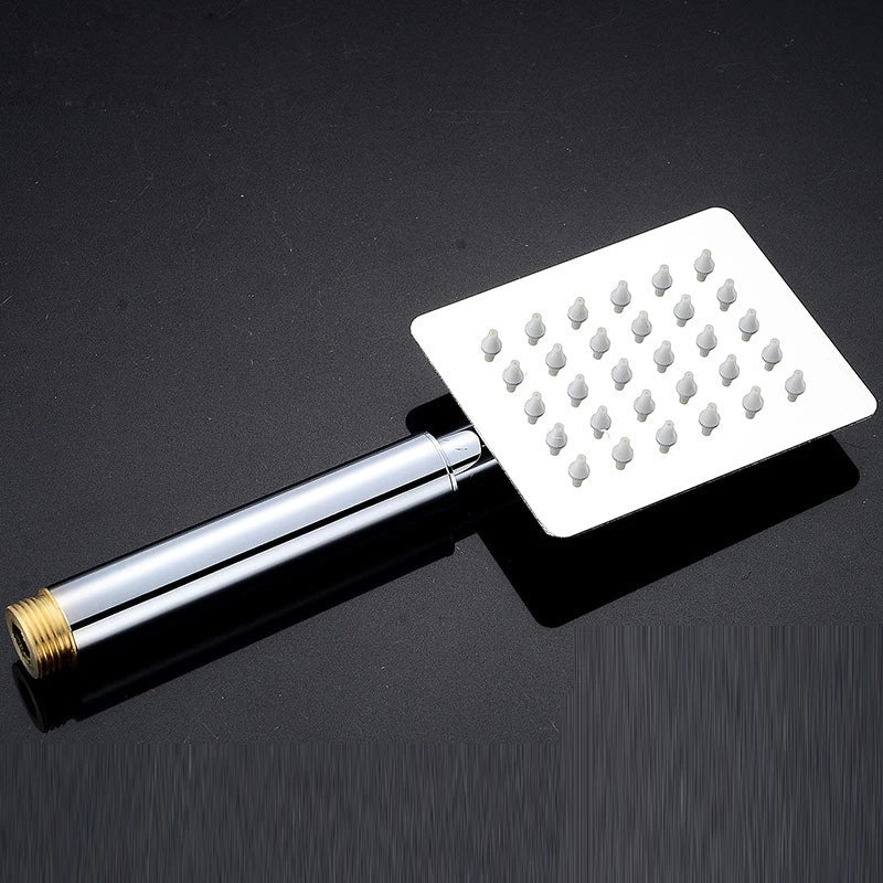 Afralia™ SATIN NICKEL BRUSHED Handheld Shower Head