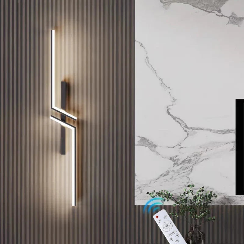 Afralia™ Minimalist LED Wall Light Lamp for Living Room Bedroom TV Stairs Modern Decor