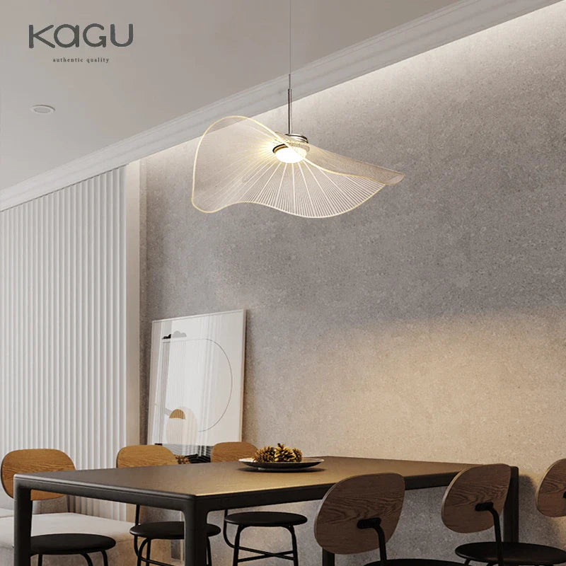 Afralia™ Lotus Leaf Hat Chandelier: Modern Fashion for Living Room & Bedroom