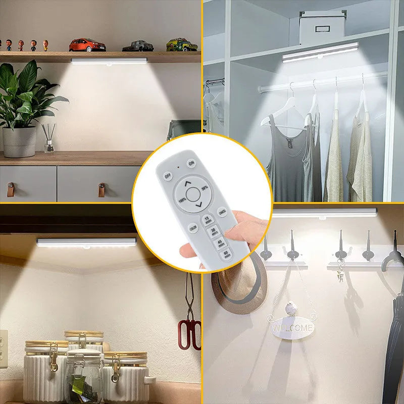 Afralia™ Night Light Magnet: USB Rechargeable LED Lamp for Kitchen Closet Hallway