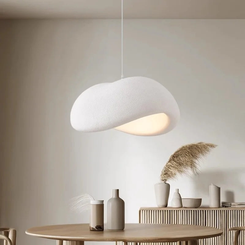 Afralia™ Nordic Loft LED Pendant Lights White Chandelier for Dining Room Decor Luminarias