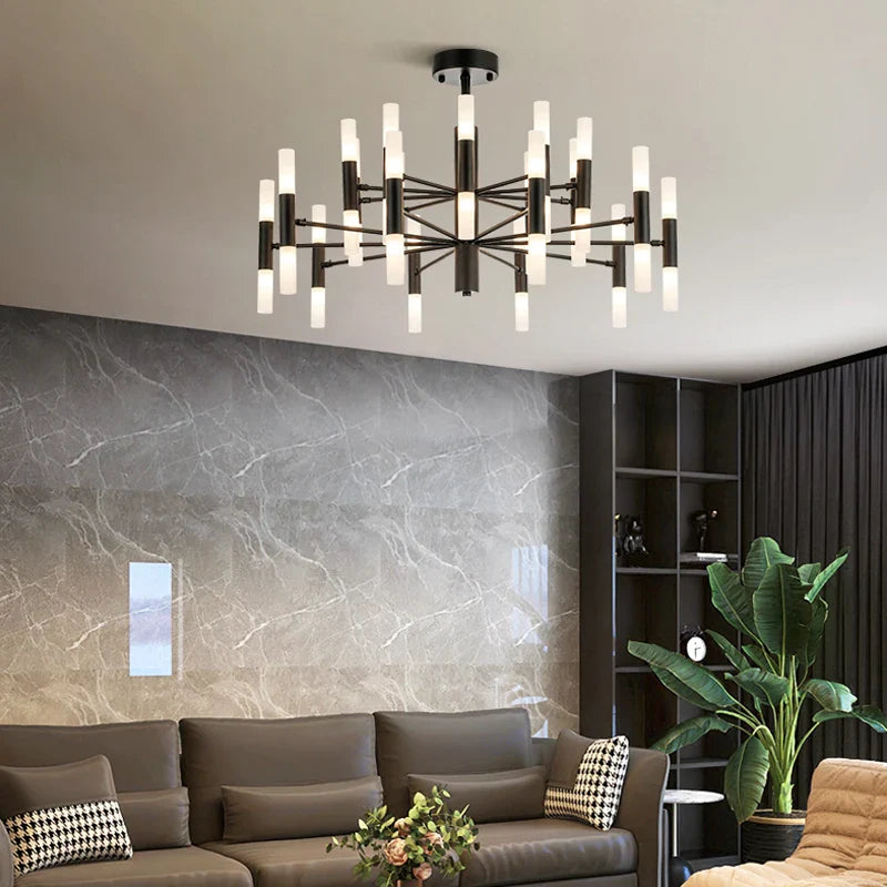 Afralia™ Modern LED Nordic Branch Chandelier for Living Room and Bedroom