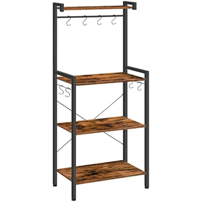 Multifunctional 4-Tier Kitchen Bakers Rack