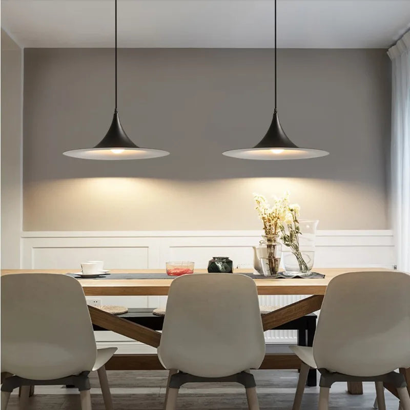 Afralia™ UFO Chandelier: Designer Minimalist Horn Chandelier for Dining Table & Bar Island