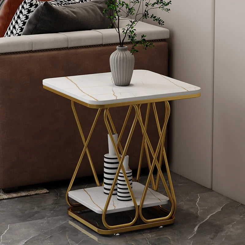 Afralia™ Modern Nordic Marble Coffee Table Luxury Living Room Furniture