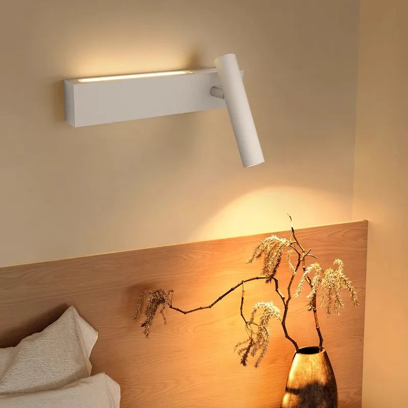 Afralia™ Rotating LED Wall Light for Bedroom, Stair, or Balcony