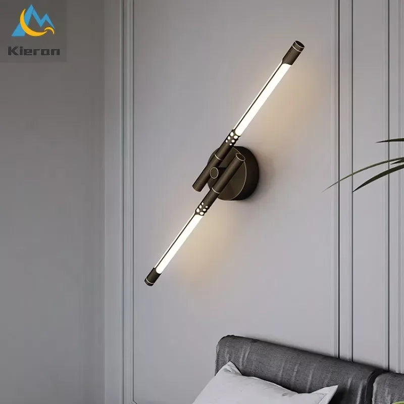 Afralia™ LED Cylinder Wall Lamp for Home Decor and Bright Lighting