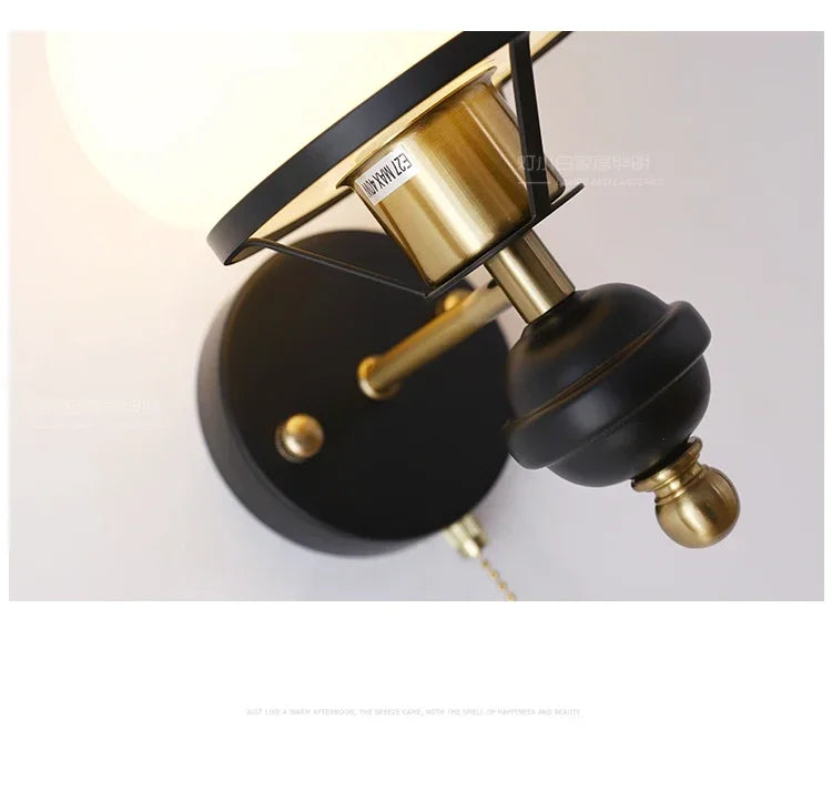 Afralia™ French Wall Lamp, High-end Retro living Room & Bedroom Decor