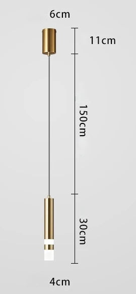 Afralia™ Rotatable Spotlight Pendant Lamp for Modern Bedroom, Living Room, and Kitchen Lighting