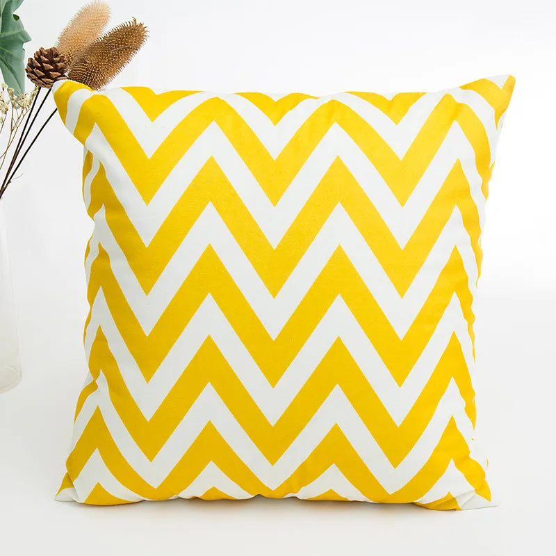 Afralia™ Geometric Printed Cushion Cover 45x45cm Home & Living Pillowcase