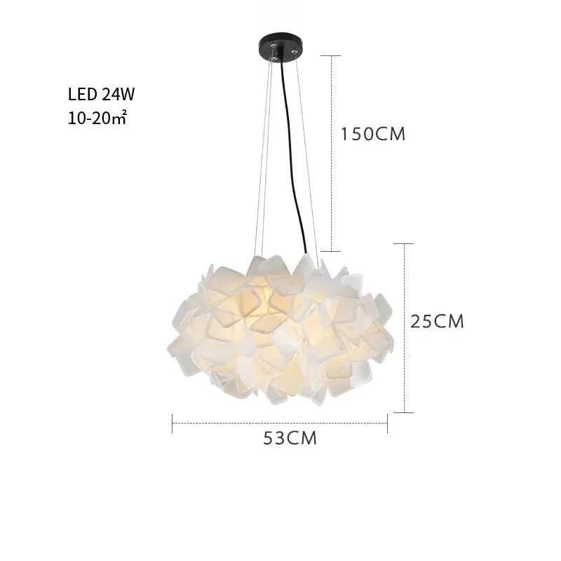 Afralia™ Clizia LED Chandelier - New Design Acrylic Suspended Bedroom Cafe Lights