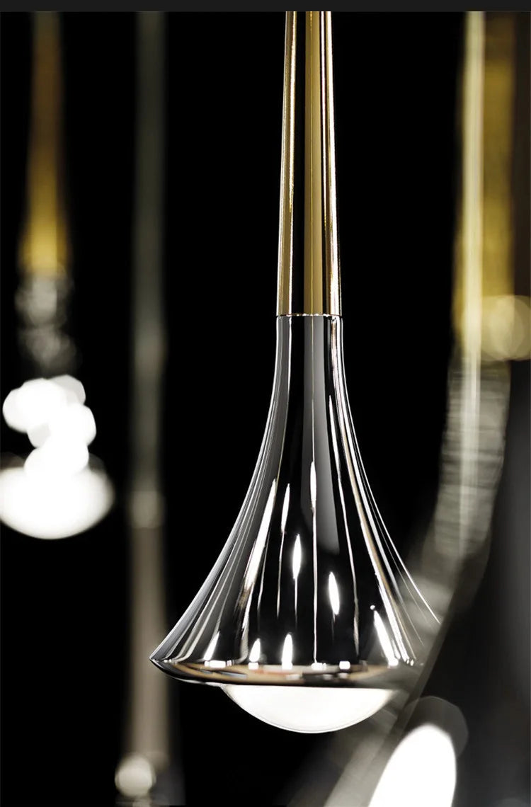 Afralia™ Nordic Lodes Rain Drop Pendant Light for Bedroom and Living Room Decor