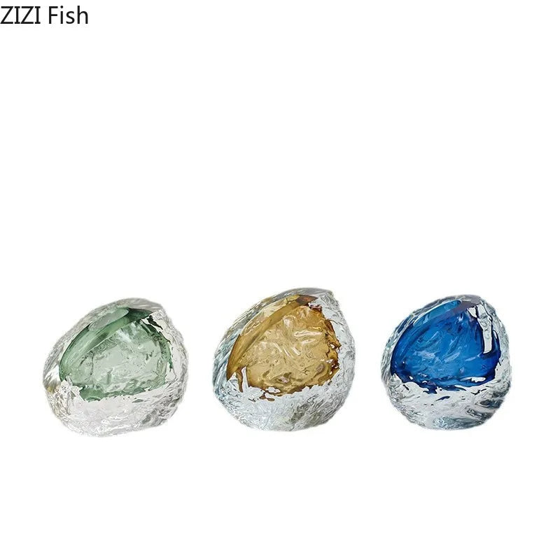 Afralia™ Glass Vase for Flowers | Elegant Wrinkle Design | Room Decor & Floral Arrangement