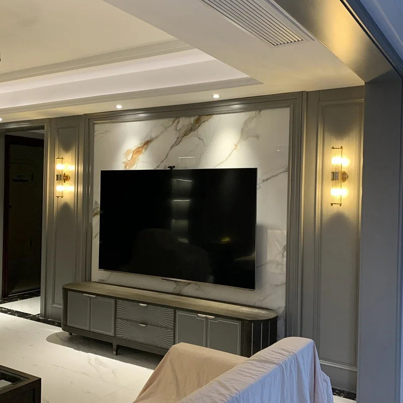 Afralia™ Glass Rod Wall Sconce Vanity Lights - Up/Down Wall Mounted Lamps