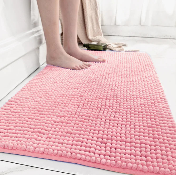 Afralia™ Soft Anti-Skid Bathroom Mat, Absorbent & Quick Drying Chenille Carpet
