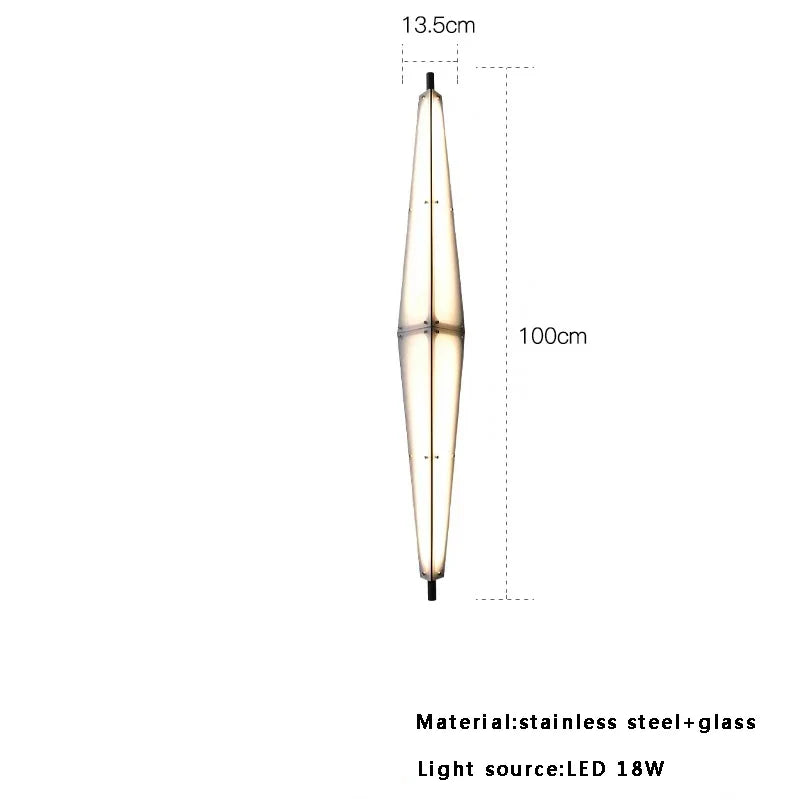 Afralia™ Glass Cone Chandelier: Height Adjustable Luxury Art Indoor Pendant Lamp