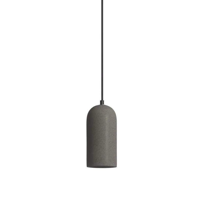 Afralia™ LED Cement Chandelier: Simple Industrial Style Ceiling Lamp for Bedroom, 110V 220V