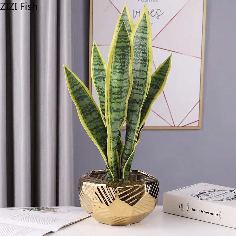Afralia™ Ceramic Vase Modern Decor Ornaments Pot Plants Flower Arrangement Ornamental Decor vase