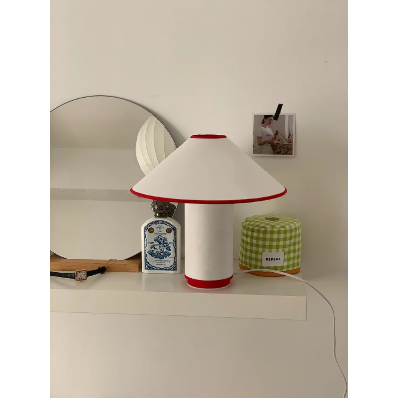 Afralia™ Retro Cotton Table Lamp for Stylish Home Decor