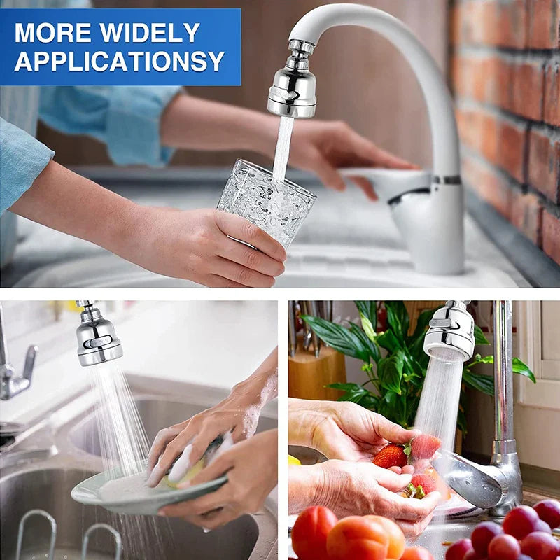 Afralia™ Swivel Kitchen Faucet Aerator Sprayer Filter Nozzle Water Saving Connector