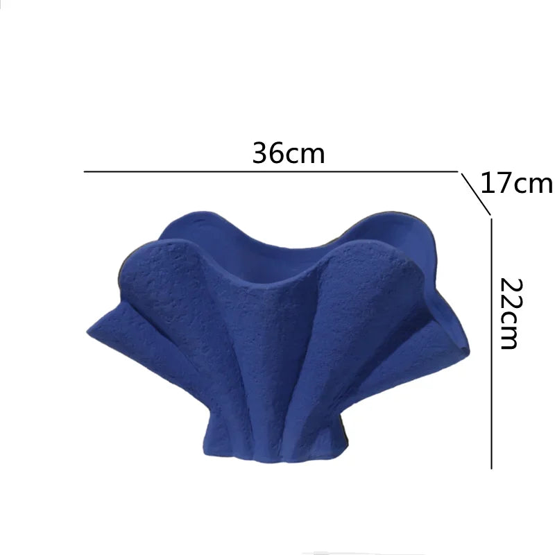 Afralia™ Wide Mouth Ceramic Vase for Stylish Flower Arrangements